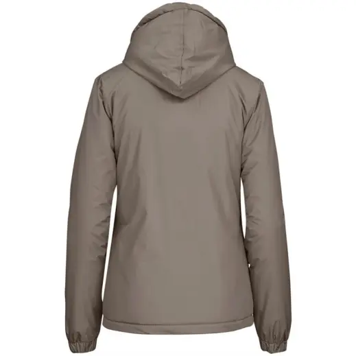 Ladies Hamilton Jacket Khaki Back